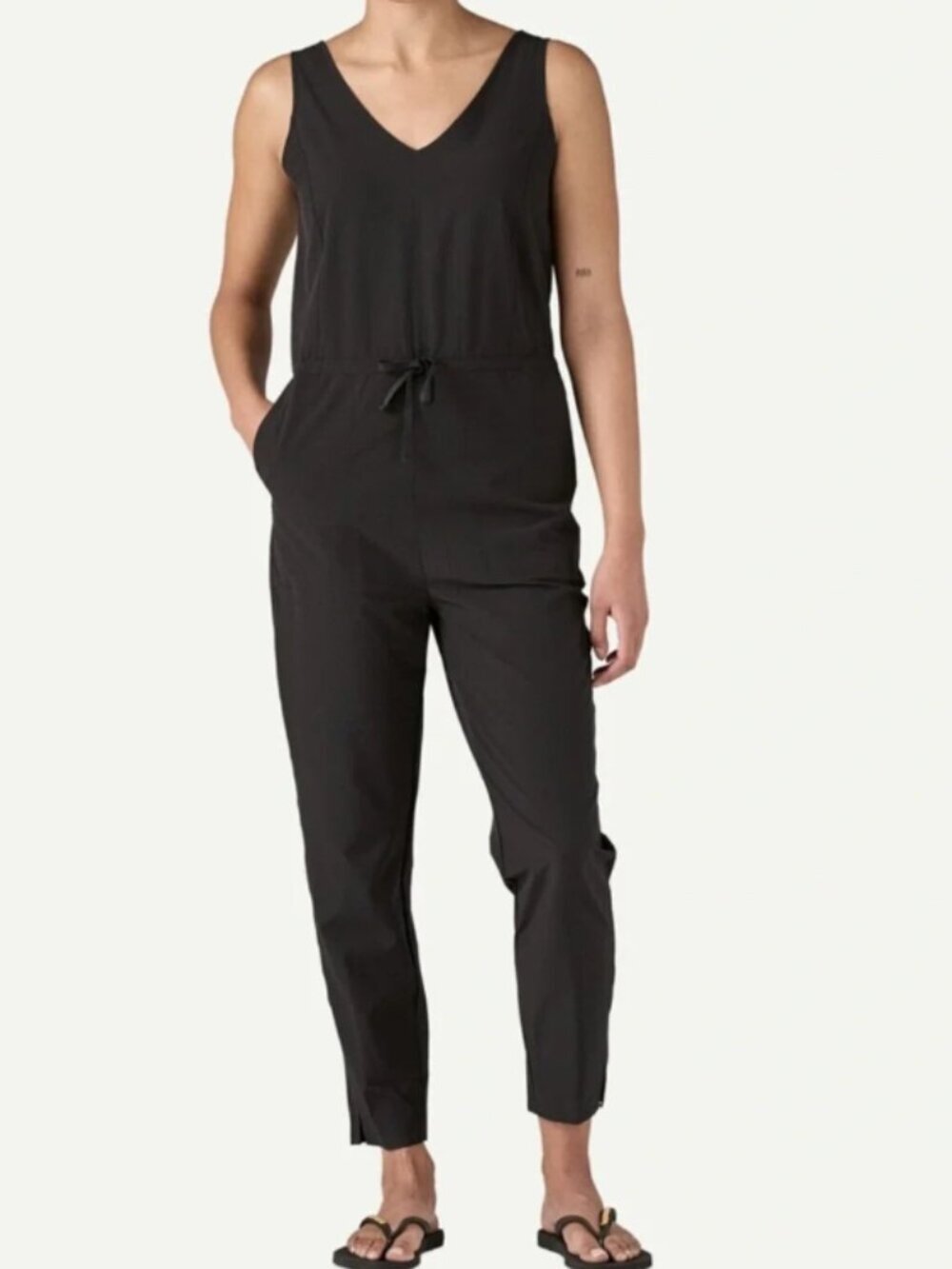 PATAGONIA Fleetwith Romper Jumpsuit Black Size Medium Estimated